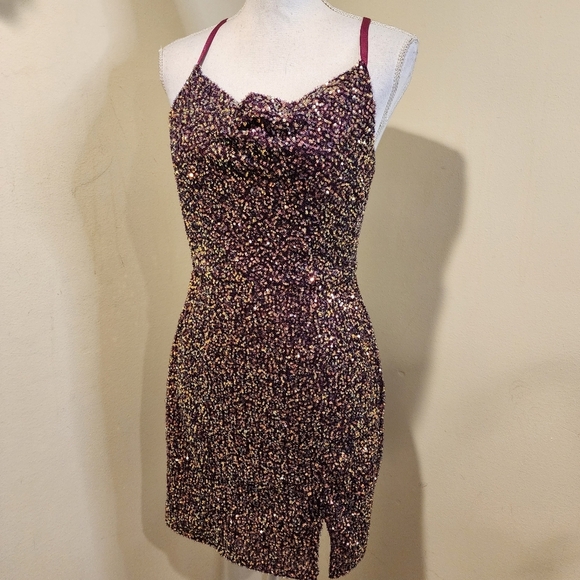 BCX Sequins Minidress size S - Picture 1 of 11